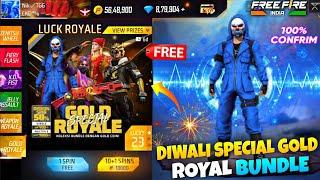 Dewali Special Gold Royal | Diwali Event Free Fire | Criminal Bundle Return | Free Fire