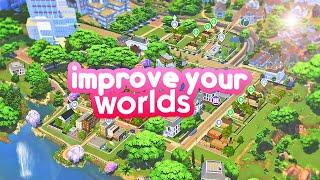 TOP MOD to improve the way your sims 4 worlds look! insanely detailed map  replacements