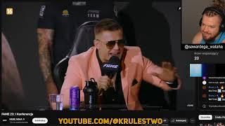 WARDĘGA OGLĄDA TRZECI PANEL KONFERENCJI FAME MMA