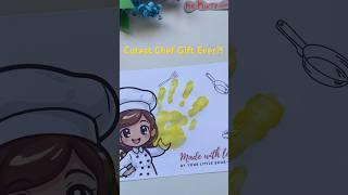 Cutest Chef Gift Ever?!  Made with a Handprint & a Whole Lotta Love!