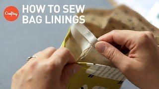 Bag Lining Sewing Techniques: Drop-in & Turned Linings | Sewing Bags Tutorial with Lisa Lam