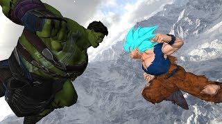 Goku VS Hulk - Part 2 - Dragon Ball vs Marvel