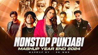 Nonstop Punjabi Mashup - Year End 2024 | Shubh ft.Sonam Bajwa | The Prophec | Karan Aujla | Sk Kmr