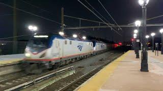 RARE! Amtrak Cardinal Train 50 (29) w/ Doubleheader & 17 Cars @ Secaucus Junction (8/31/23)