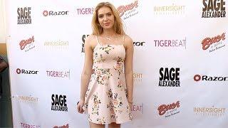 Saxon Sharbino "Sage Alexander: The Dark Realm" Launch Red Carpet