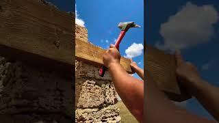 #ракушка Как правильно сделать опору ригеля или перимычки #стройка #строительсводома #дом