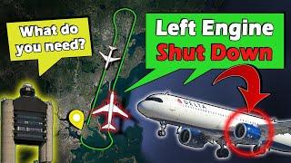 LEFT ENGINE FAILS during Takeoff on Delta A321 | Emergency Return to Boston