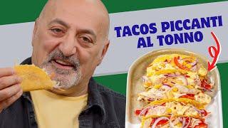 Tacos piccanti al tonno