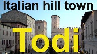 Todi, an Italian hill town in Umbria