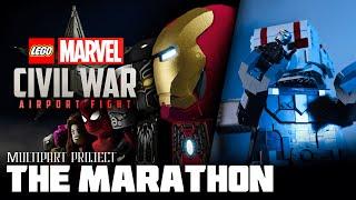 LEGO Marvel Civil War Airport Battle MOC [THE MARATHON]