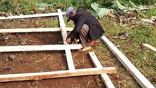 Farmer Issa  is live! Day 2 Chicken House  construction