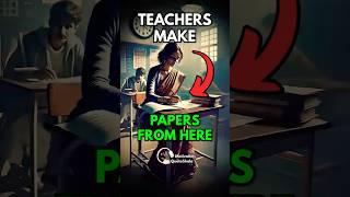 3 Secret Ways  Teachers Make Question Paper || #YTSFlix || #shorts #studytips #examhacks #hacks