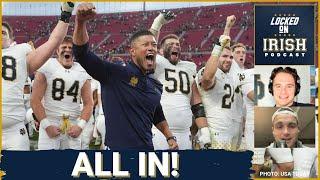 Notre Dame goes ALL IN on Marcus Freeman! Plus, Alabama DB transferring to ND and CFP Bracket picks!