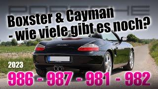 Porsche Boxster + Cayman | 986 987 981 982 | wie viele gibt es noch? 2023