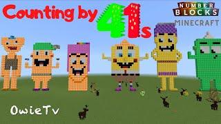 COUNTING BY 41s NUMBERBLOCKS MINECRAFT SONG | LEARN TO COUNT | MATH AND COUNTING SONGS FOR KIDS