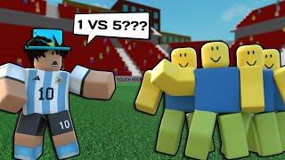 Can I Win a 5v1? (Touch Football Roblox)