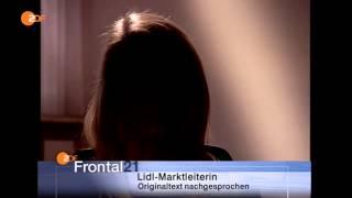 Frontal 21- Discount Kette Lidl  aus 2004 (Das Schwarzbuch Lidl)