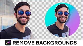 How to REMOVE BACKGROUNDS in Procreate + Create popping thumbnails or profile photos