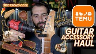 My $150 Temu Guitar Accessory/Parts Haul + $100 Coupon