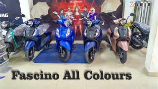 Yamaha Fascino 125 BS6 All Colour Review In Hindi