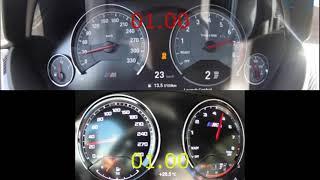 BMW M4 Competition vs BMW M2 CS - 0-250 km/h comparison