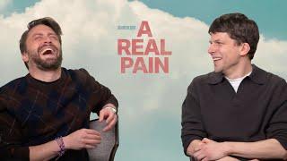 A REAL PAIN | Jesse Eisenberg and Kieran Culkin Reveal Hilarious Advice That Changed Their Careers