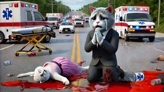 Pregnant Mother Cat Accident Sad Story   #cat #cute #ai #catlover #catvideos #cutecat #aiimages