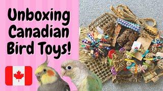 Unboxing Canadian Bird Toys from Feathered Addictions! | BirdNerdSophie