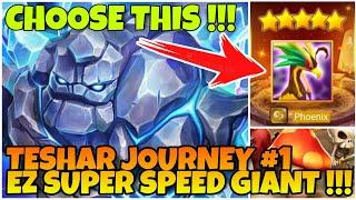 MUST CHOOSE IT !!! TESHAR JOURNEY #1 - EZ GIANT ABYSS SUPER SPEED TEAM !!! SUMMONERS WAR