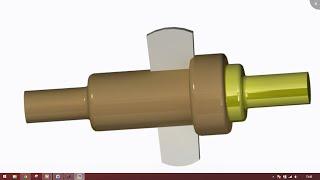 Cotter joint part designing and assembly in creo parametric (2.0/3.0/5.0)