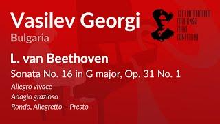 Vasilev Georgi - L. van Beethoven - Sonata No. 16 in G major, Op. 31 No. 1