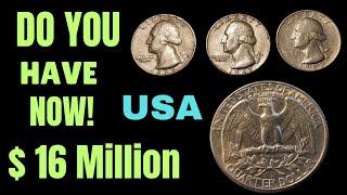 TOP 6 MOST VALUABLE WASHINGTON QUARTER DOLLAR COINS THAT COULD MAKE YOU A MILLIONAIRE