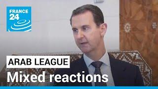 Syrians split over government readmission into Arab League • FRANCE 24 English