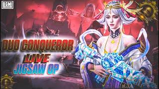 DAY-8 ACE TO DUO CONQUEROR | RANK PUSH LIVE WITH  JIGSAWOP | #bgmi #bgmilive