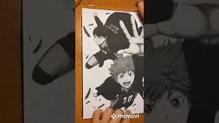 Хината и Кагеяма из Haikyuu! (Волейбол)