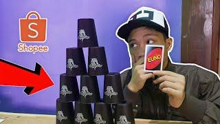 YJ Cups Speed Stacking + UNO Rip Off | Shopee Unboxing