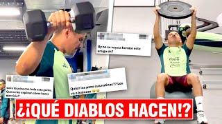 LA TRISTE FORMA DE HACER GIMNASIO de los CRACKS de la SELECCIÓN MEXICANA ¡ESO EXPLICA TODO!