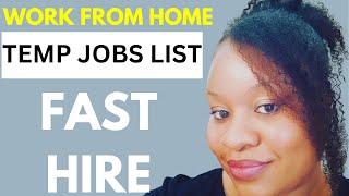 Best Temp Agencies For Remote Work | Work From Home Jobs For Women