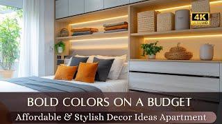 Bold Colors on a Budget: Affordable and Stylish Decor Ideas for Transforming Small Apartment Living