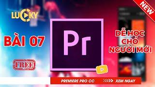 Bài 7: Cách tách nền video phông xanh, để ghép cảnh cho video trong adobe premiere pro cc