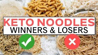 Testing 7 KETO NOODLE Brands against Sauces