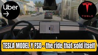 Uber Ride with Tesla Model Y FSD – Passenger Wants to Buy One After the Ride!