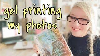 Gel printing your own photos!