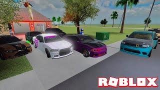 1000HP DEMON SWAPPED CHARGER SHUTS CAR MEET DOWN ON ROBLOX *INSANE COLD START*