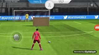 'CRISTIANO RONALDO' free kick challenge....EA sports Fifa 16 UT mobile