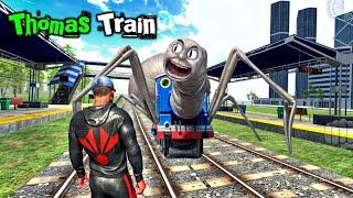 Thomas Spider Train attack in Indian Bikes Driving 3d