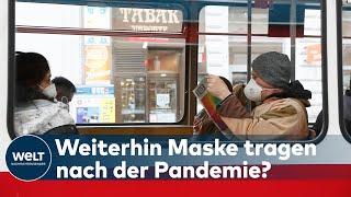 MASKE TRAGEN NACH DER PANDEMIE: Viele Deutsche wollen auch danach weiter Maske tragen