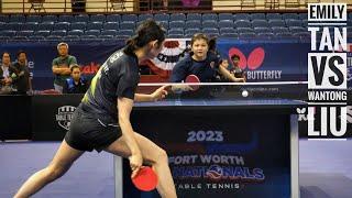 Emily Tan (2398) vs Wantong Liu (2393) // US National Championship Women's Singles Quarterfinal