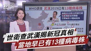 世衛查武漢揭新冠真相 當地早已有13種病毒株【TVBS說新聞】20210215