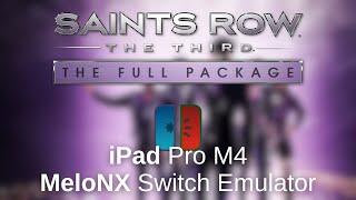 Saints Row The Third - MeloNX, iOS Switch Emulator (iPad Pro M4)